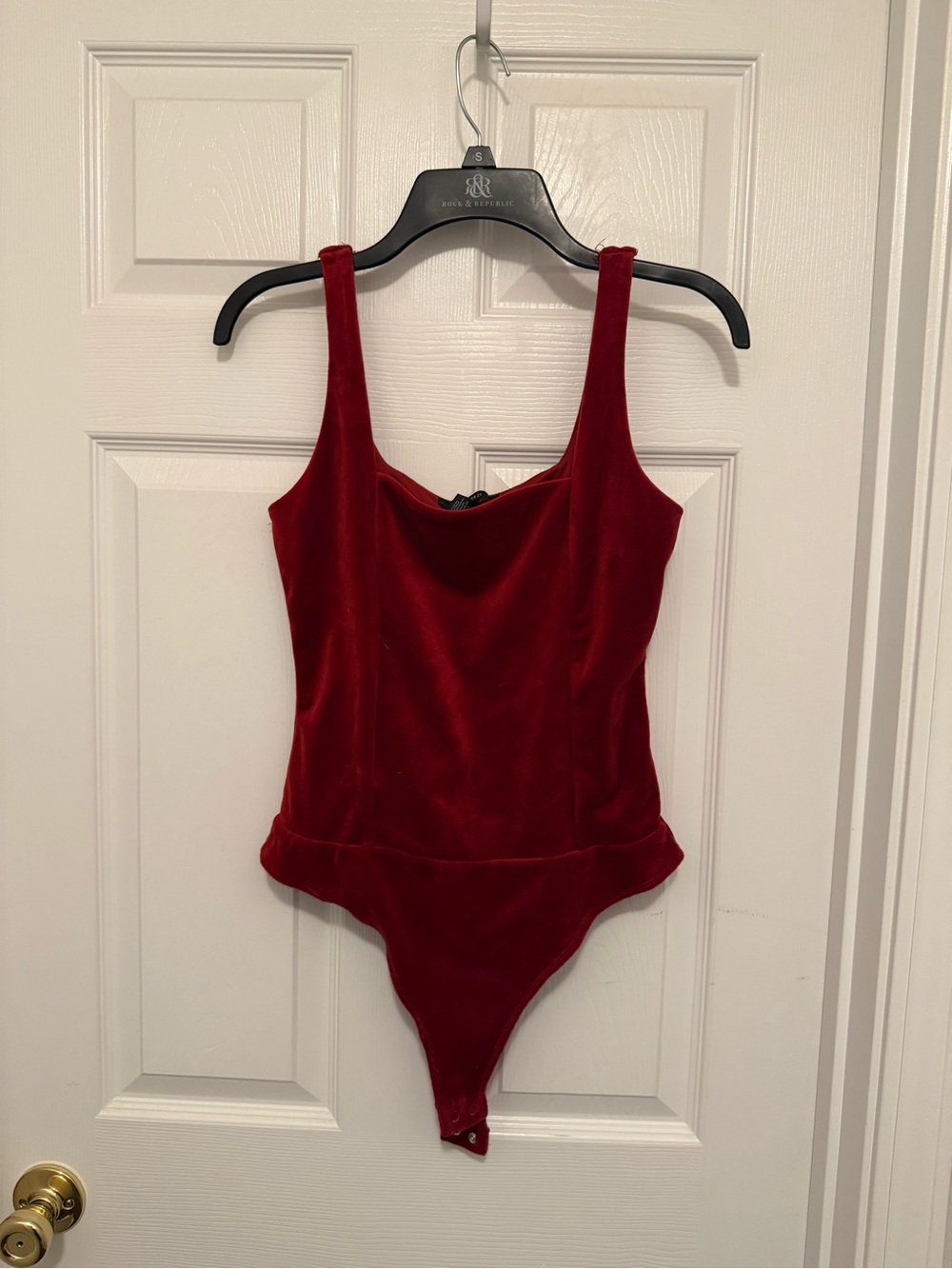 Forever 21 velvet bodysuit